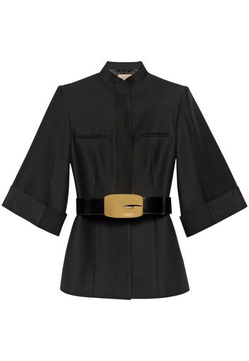 Gucci belted tailored jacket - Nero