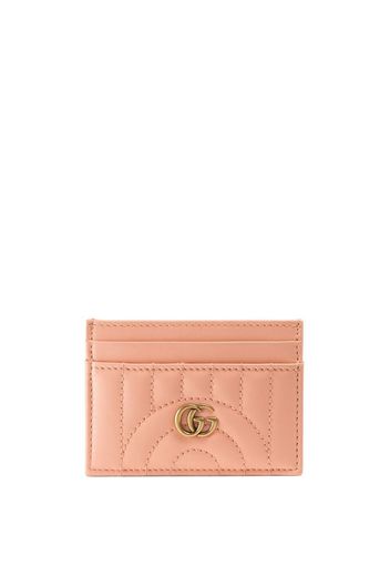 Gucci GG Marmont matelassé cardholder - Rosa