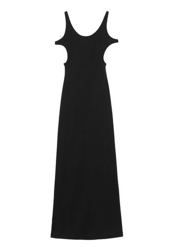 Gucci cut-out ribbed maxi dress - Nero