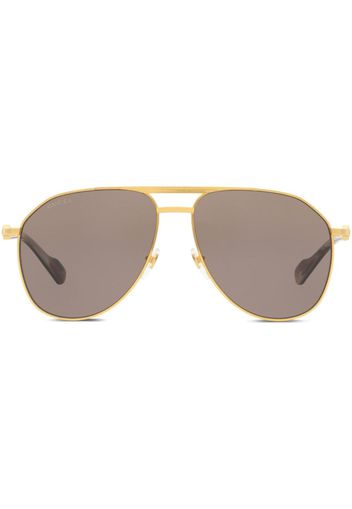 Gucci Eyewear pilot-frame sunglasses - Oro