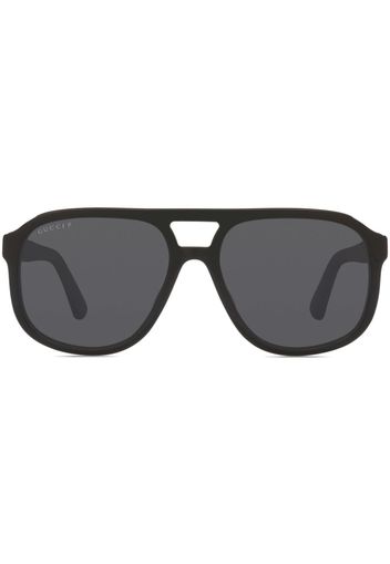 Gucci Eyewear aviator-frame sunglasses - Nero