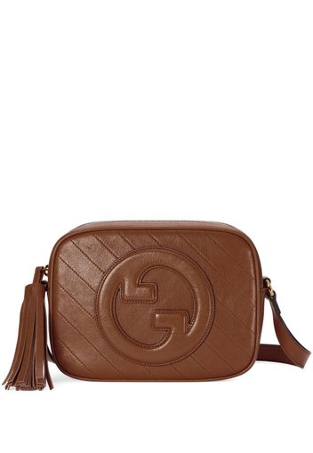 Gucci Blondie leather crossbody bag - Marrone