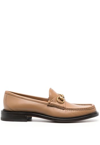 Gucci Horsebit leather loafers - Marrone