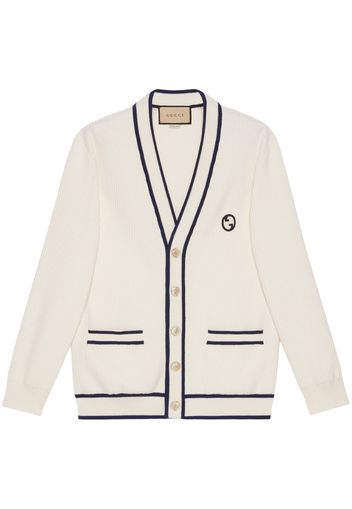 Gucci Cardigan con applicazione GG - Toni neutri