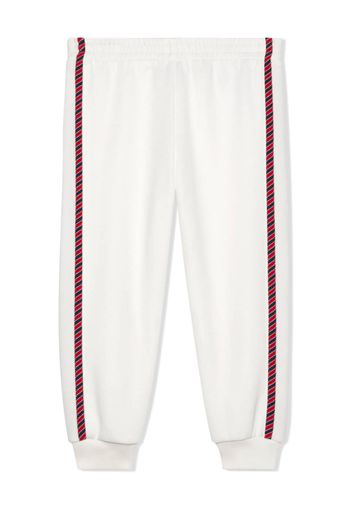 Gucci Kids Pantalone da jogging in cotone - Bianco