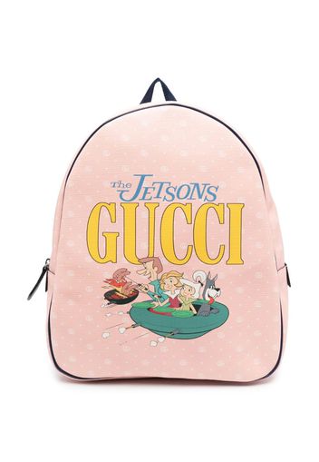 Gucci Kids Jetsons-print zipped backpack - Rosa