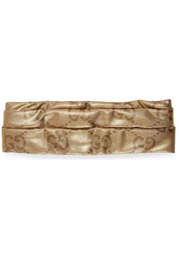 Gucci GG lamé headband - Oro