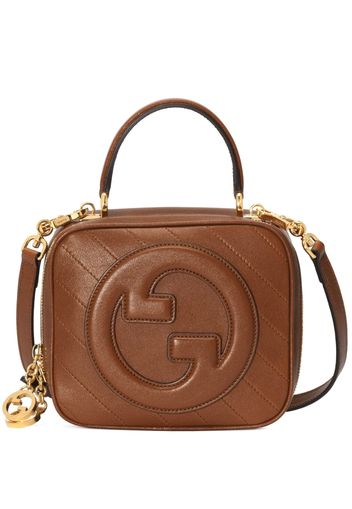 Gucci Blondie logo-patch tote bag - Marrone