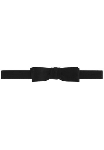 Gucci textured-finish silk bow tie - Nero