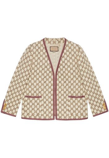 Gucci GG cotton tweed jacket - Toni neutri