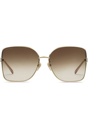 Gucci Eyewear square-frame sunglasses - Oro