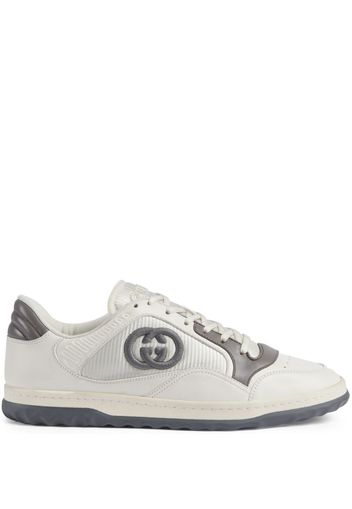 Gucci logo-patch lace-up sneakers - Bianco