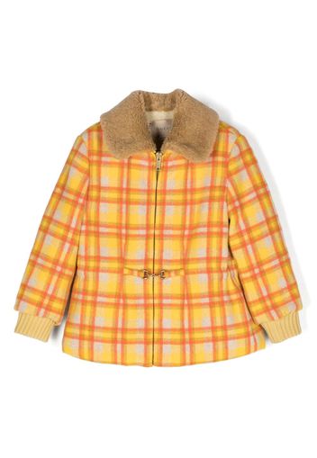 Gucci Kids Bomber a quadri - Giallo