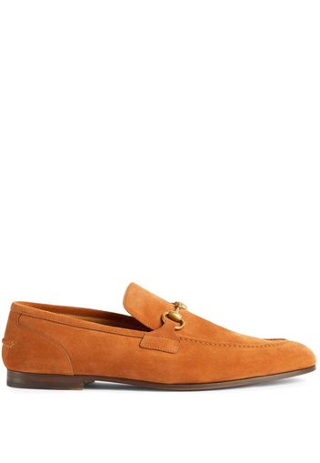 Gucci Jordaan suede loafers - Marrone