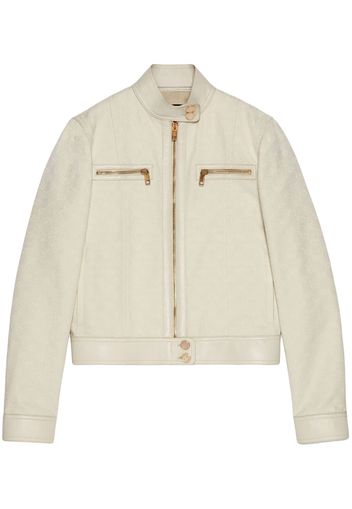 Gucci GG canvas zip-up jacket - Toni neutri