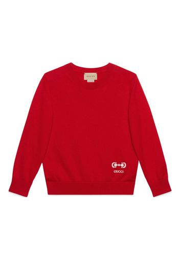 Gucci Kids Maglione con morsetto - Rosso