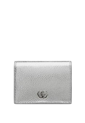 Gucci GG Marmont leather wallet - Argento