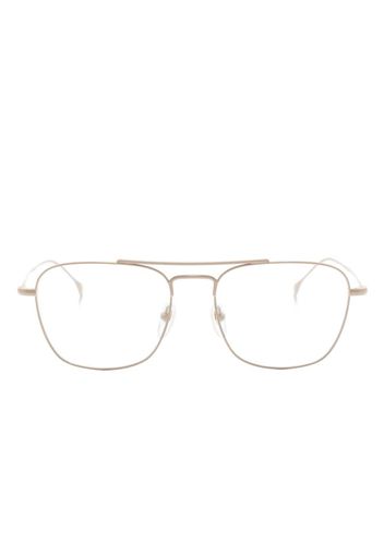 Gucci Eyewear Occhiali squadrati con logo inciso - Toni neutri