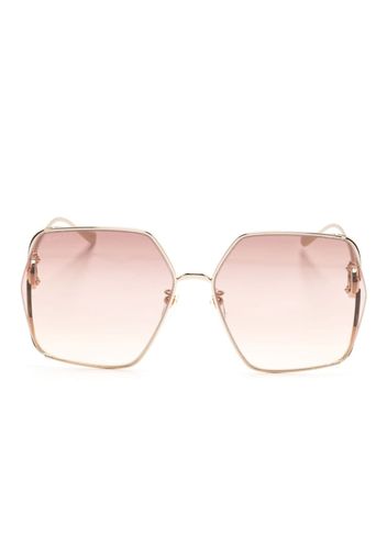 Gucci Eyewear interlocking-G square-frame sunglasses - Rosa