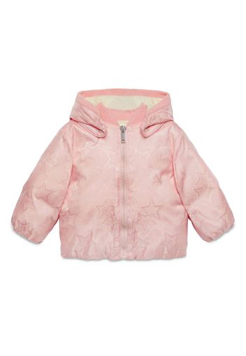 Gucci Kids Multistar hooded padded jacket - Rosa