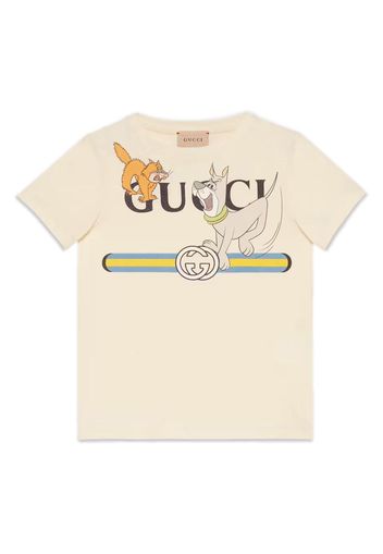 Gucci Kids T-shirt x The Jetsons - Toni neutri