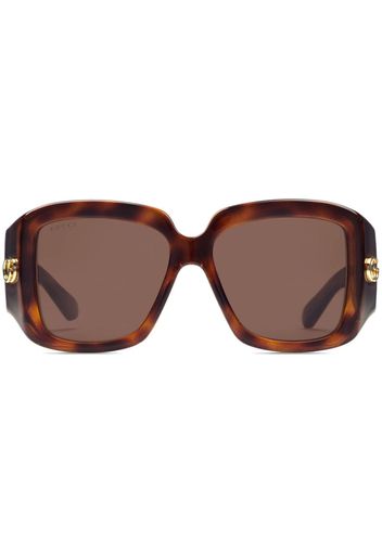 Gucci Eyewear Occhiali da sole tartarugati - 2323 Brown