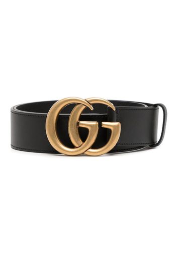 Gucci Double G leather belt - Nero