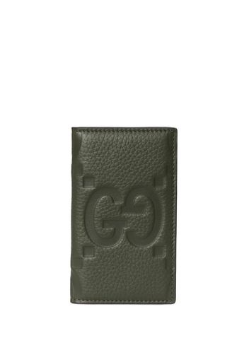 Gucci Jumbo GG leather wallet - Verde