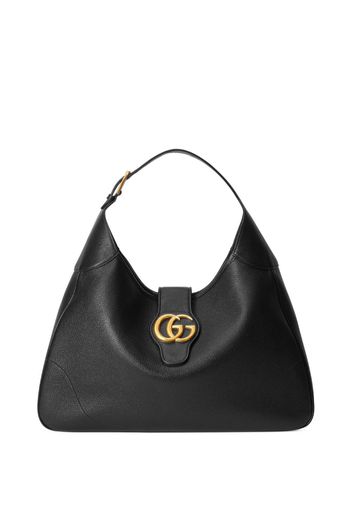 Gucci large Aphrodite leather shoulder bag - Nero