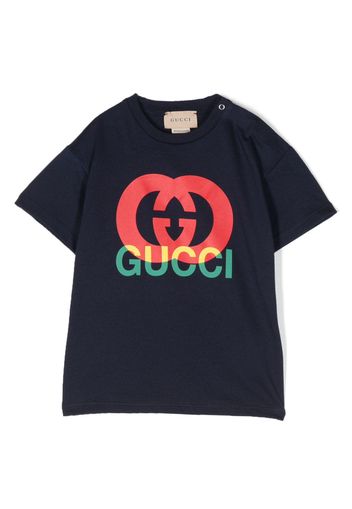 Gucci Kids T-shirt GG - Blu