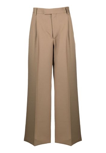 Gucci Pantaloni a gamba ampia - Marrone