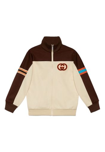 Gucci Kids Bomber con logo GG - Toni neutri