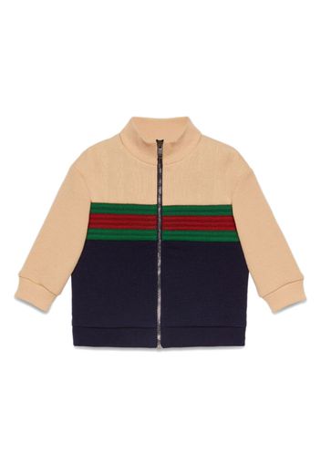 Gucci Kids Giacca con decorazione Web - Toni neutri