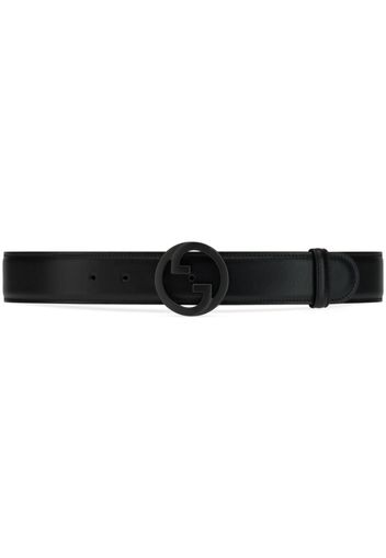 Gucci Cintura con logo GG - Nero