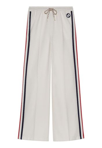 Gucci Web-striped track pants - Bianco