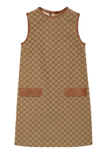 Gucci GG canvas minidress - Marrone