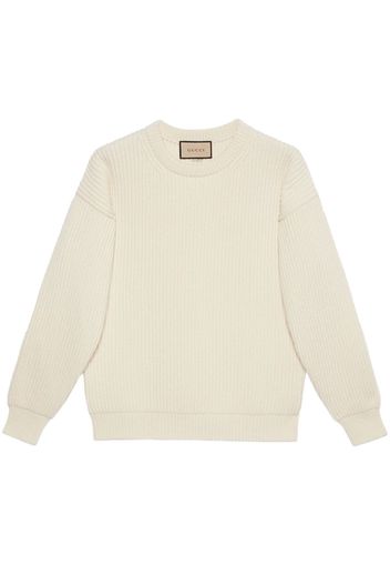 Gucci crew-neck cashmere jumper - Bianco