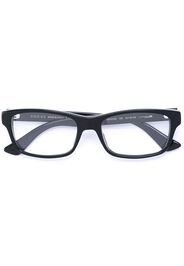 Gucci Eyewear thick brim rectangular glasses - Nero