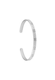 18kt white gold Icon cuff