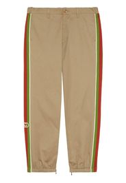 Cotton pant with stripes