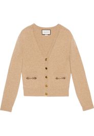 Cardigan con morsetto