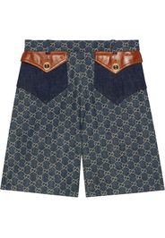 Gucci Eco washed denim shorts - Blu