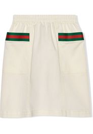 Gucci Kids Gonna con dettaglio Web - Bianco