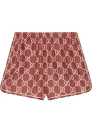Gucci Shorts GG Supreme short shorts - Rosso