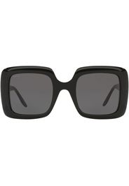 Gucci Eyewear oversized square-frame sunglasses - Nero
