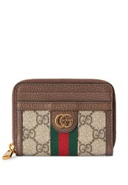 Gucci Ophidia GG card case wallet - Toni neutri