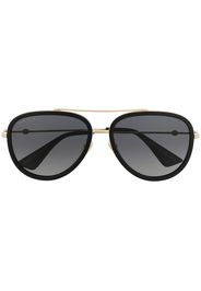 Gucci Eyewear Occhiali da sole aviator - Nero