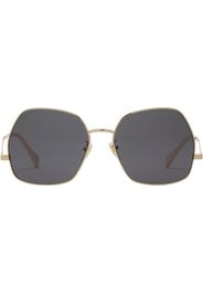 Gucci Eyewear Occhiali da sole oversize geometrici - Grigio