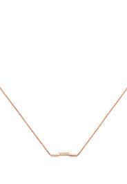 Gucci 18kt rose gold Link to Love bar necklace - Rosa