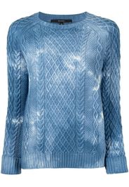 Gucci Maglione con fantasia tie dye - Blu